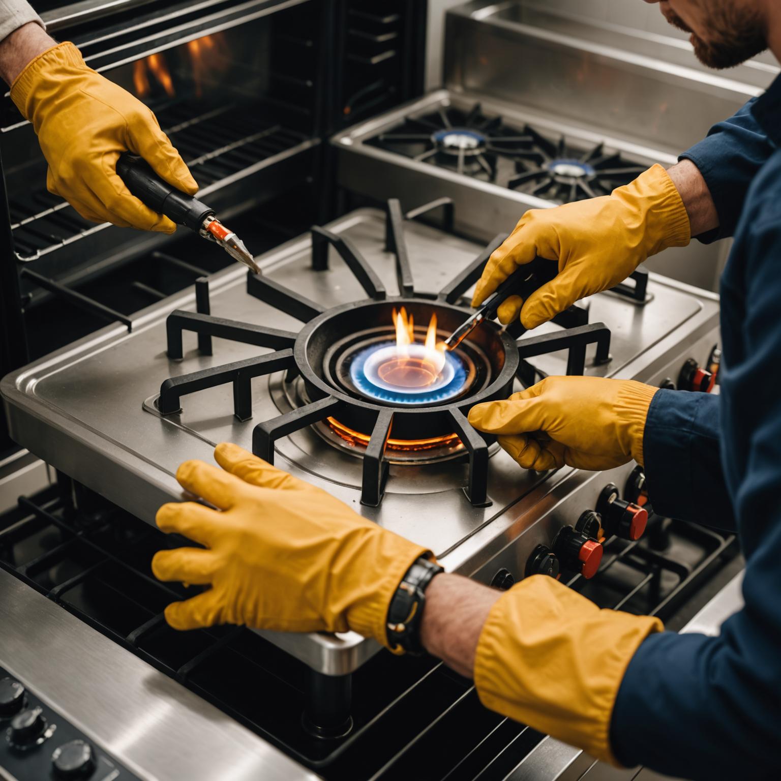 Penyelenggaraan dapur gas profesional